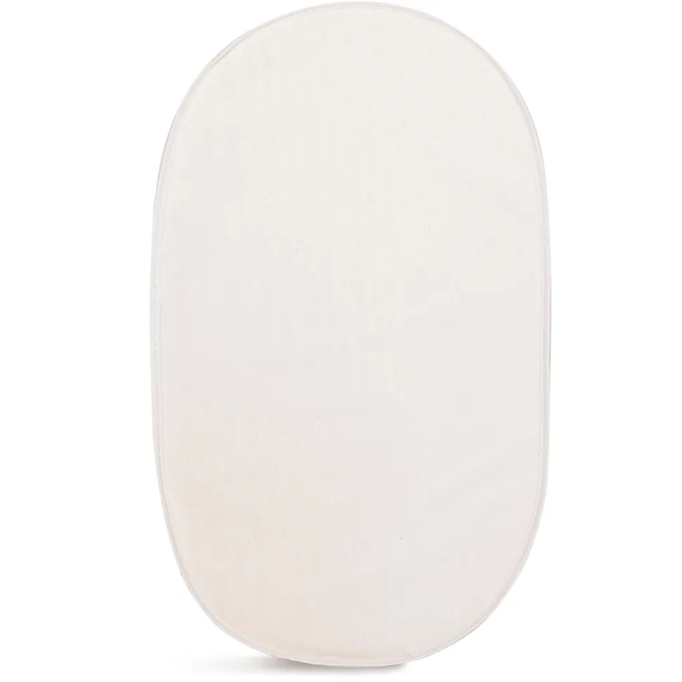 Naturepedic Organic Cotton Oval Baby Crib Mattress (Fits Stokke Sleepi V2)
