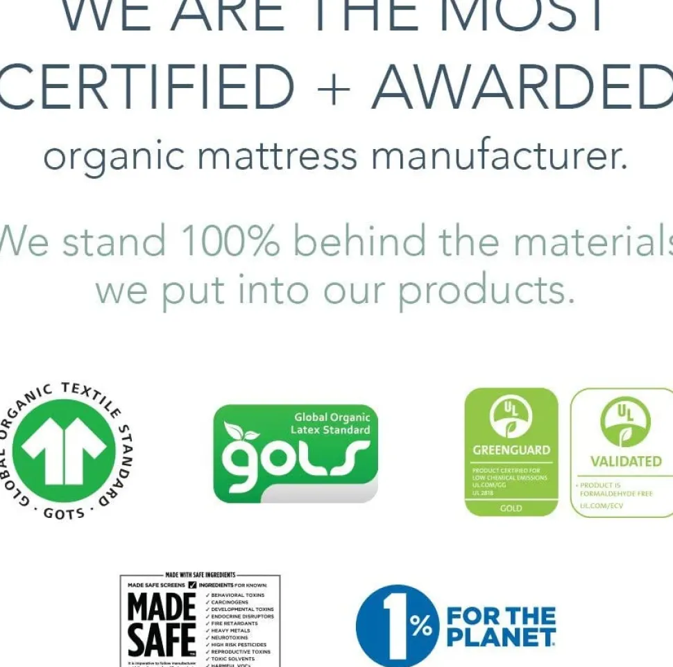 Naturepedic Organic VERSE Full Mattress