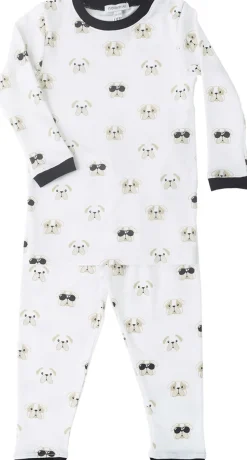 Noomie 2 Piece Pajamas - Black Bulldog (12-18M)
