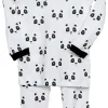 Noomie 2 Piece Pajamas - Pandas (4T)