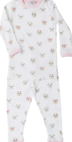 Noomie 2 Piece Pajamas - Pink Bulldog (3T)