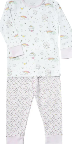 Noomie 2 Piece Pajamas - Rainbows (6Y)