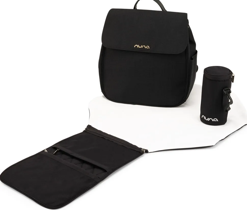 Nuna Backpack Diaper Bag - Caviar