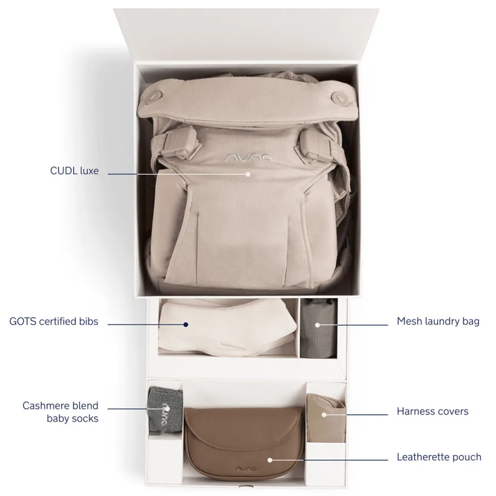 Nuna CUDL Luxe 4 in 1 Baby Carrier - Quartz