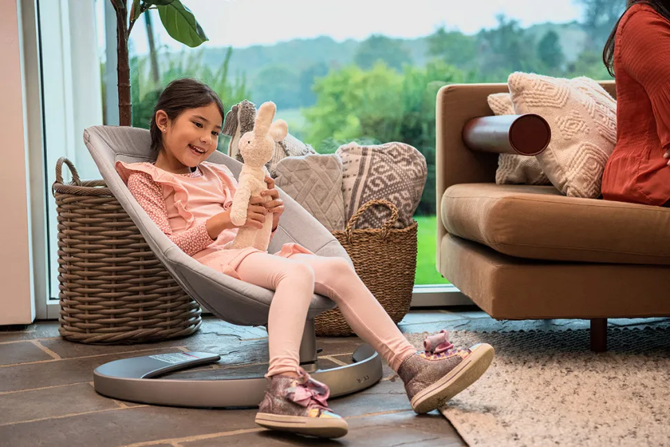 Nuna Leaf Grow Baby Seat & Rocker - Hazelwood