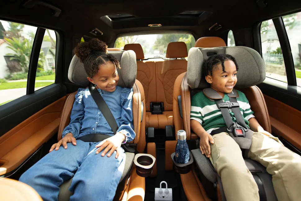 Nuna LUMN Harness to Booster Car Seat - Caviar