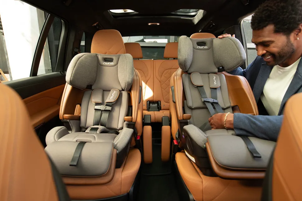 Nuna LUMN Harness to Booster Car Seat - Caviar