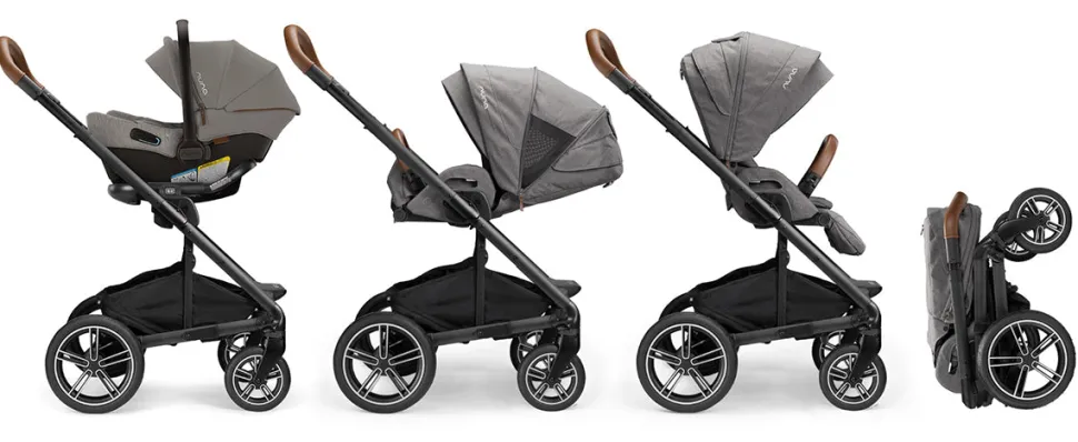 Nuna MIXX next + PIPA urbn Travel System - Granite