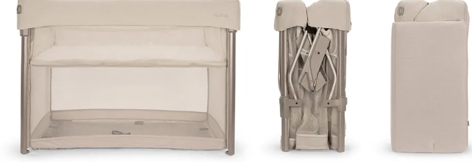 Nuna PAAL Travel Cot + Playard - Biscotti