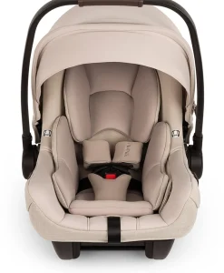 Nuna PIPA Aire RX Infant Car Seat + PIPA RELX Base with Load Leg - Biscotti