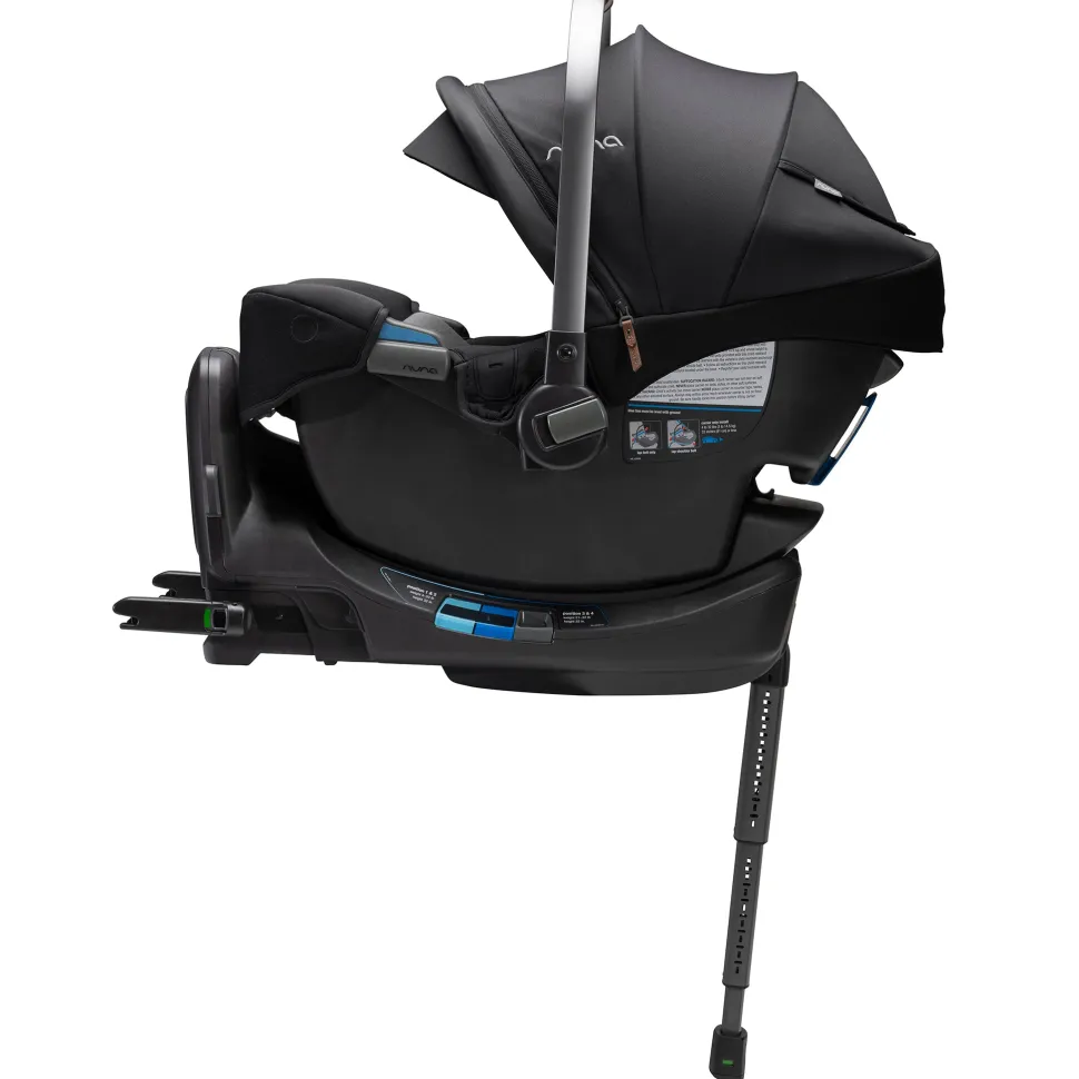 Nuna PIPA RX Infant Car Seat + RELX Base with Load Leg - Caviar