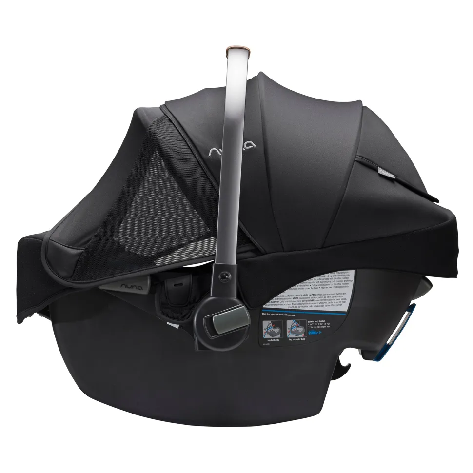 Nuna PIPA RX Infant Car Seat + RELX Base with Load Leg - Caviar