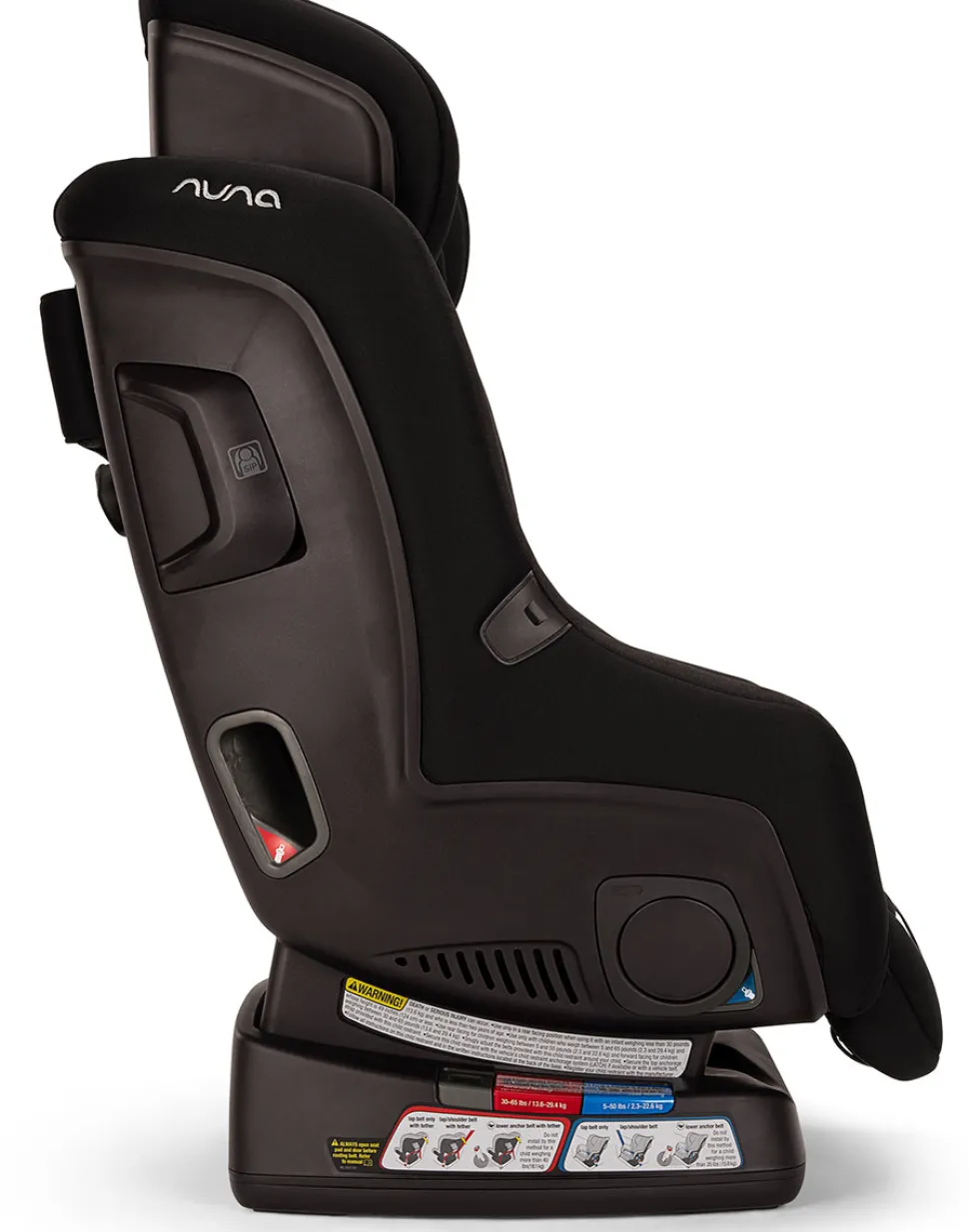 Nuna Rava Convertible Car Seat - Caviar (Flame Retardant Free)