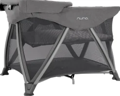 Nuna SENA Aire Playard with Zip-Off Bassinet + Changer (One Box) - Granite