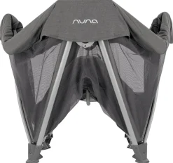 Nuna SENA Aire Playard with Zip-Off Bassinet + Changer (One Box) - Granite