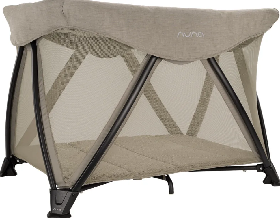 Nuna SENA Aire Playard with Zip-Off Bassinet - Hazelwood