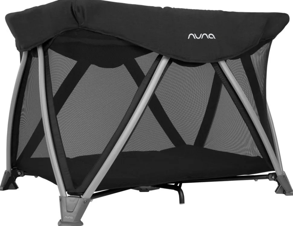 Nuna SENA Aire Playard with Zip-Off Bassinet - Caviar