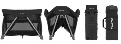 Nuna SENA Aire Playard with Zip-Off Bassinet - Caviar