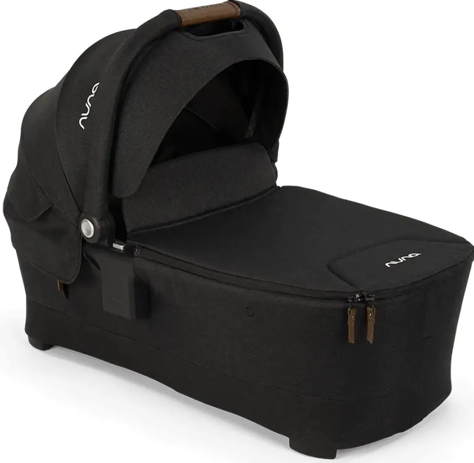 Nuna SWIV & TRIV Series Bassinet + Stand - Caviar