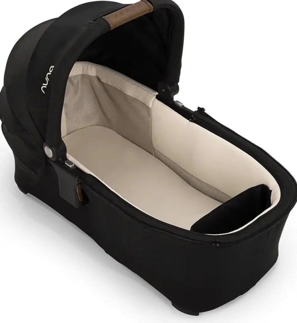 Nuna SWIV & TRIV Series Bassinet + Stand - Caviar