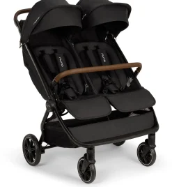 Nuna TRVL dubl Lightweight Side by Side Double Stroller - Caviar