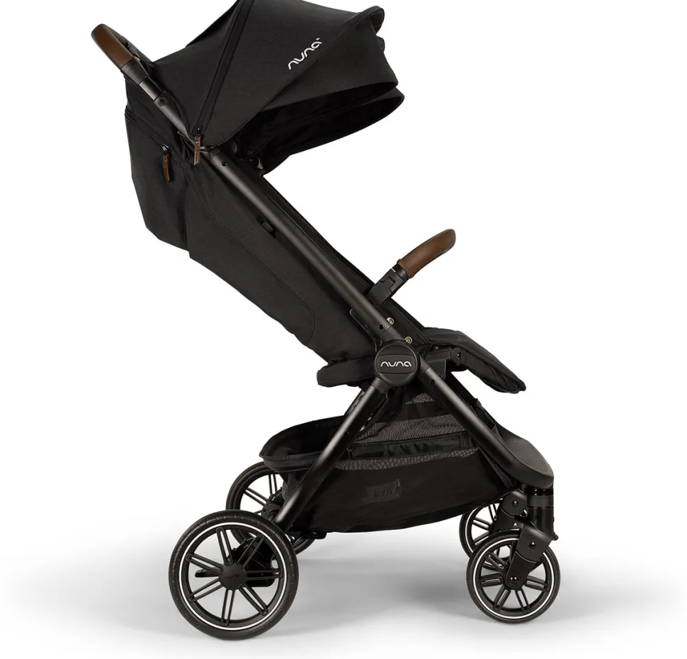 Nuna TRVL dubl Lightweight Side by Side Double Stroller - Caviar