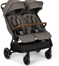 Nuna TRVL dubl Lightweight Side by Side Double Stroller - Granite