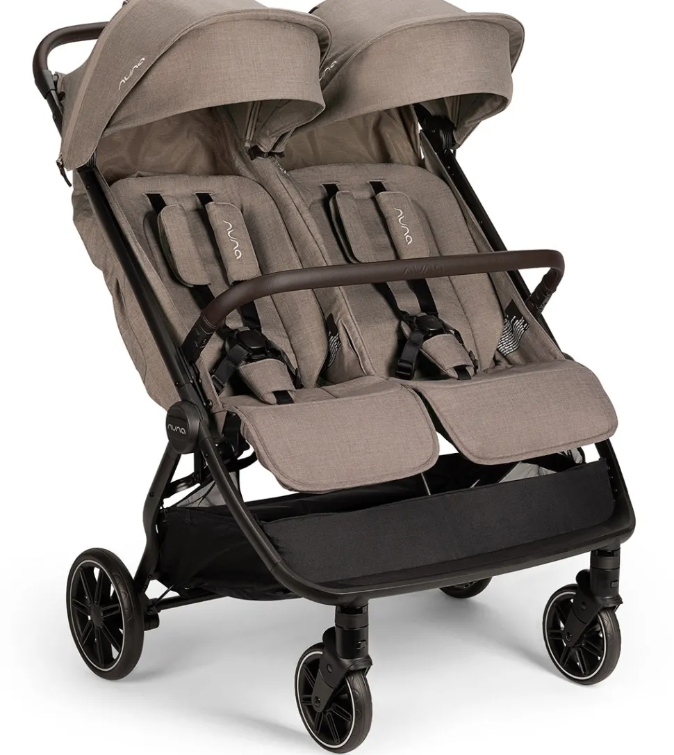Nuna TRVL dubl Lightweight Side by Side Double Stroller - Cedar