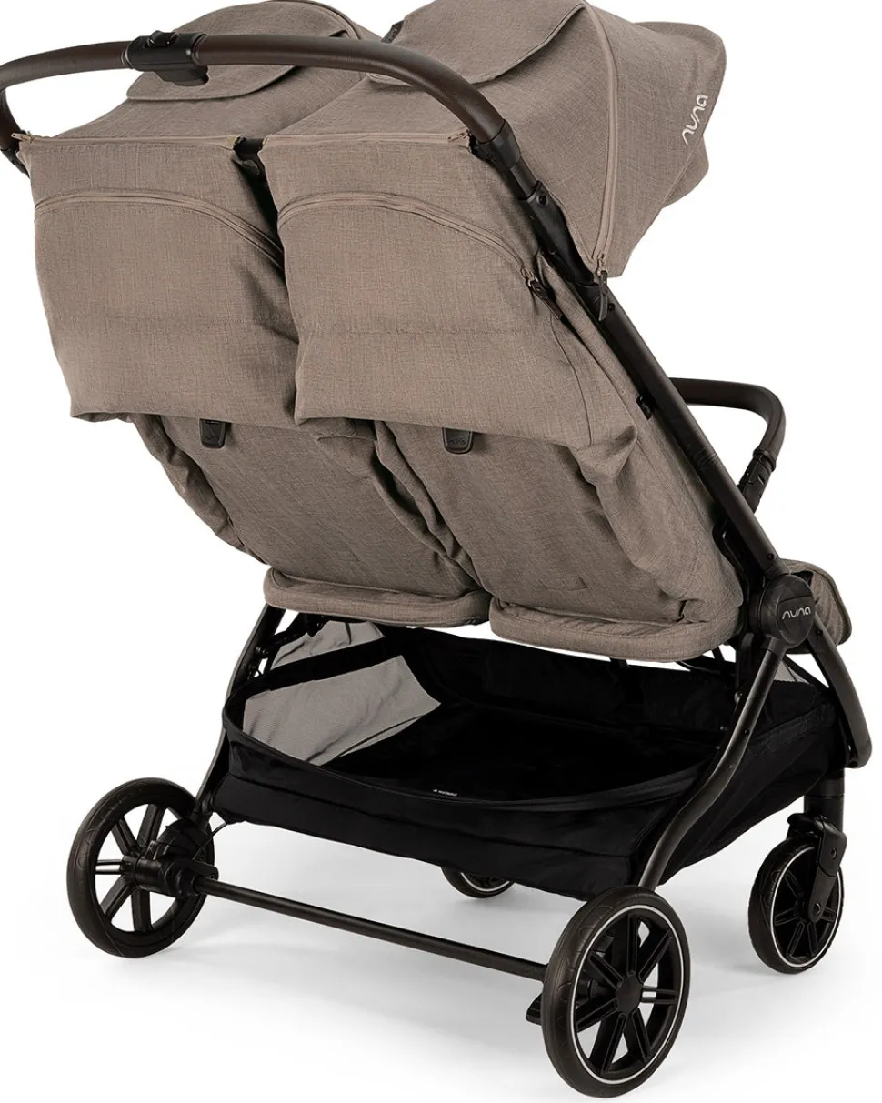 Nuna TRVL dubl Lightweight Side by Side Double Stroller - Cedar