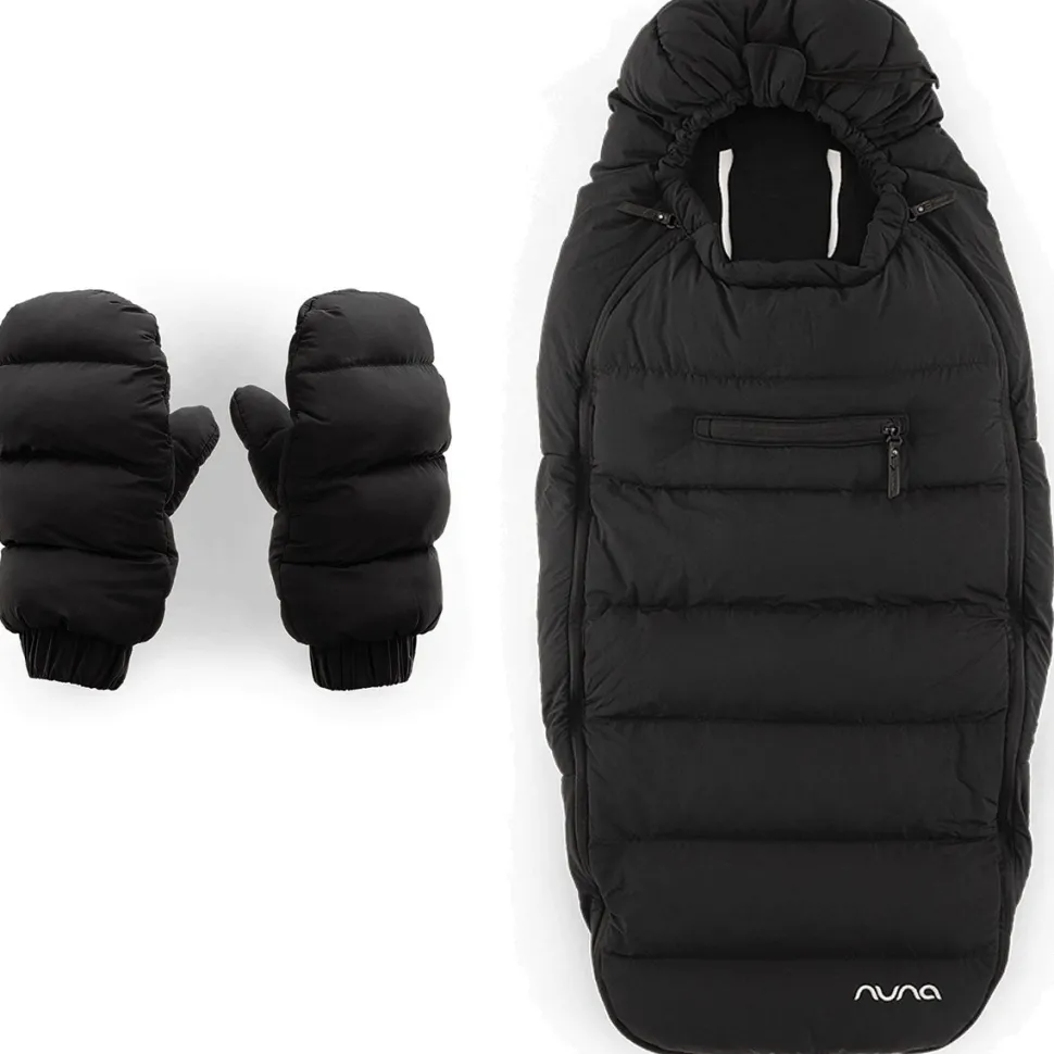 Nuna Winter Stroller Set with Bag - Caviar