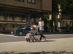 Nuna x BMW TRVL LX Self-Folding Compact Stroller - Mica