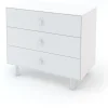 Oeuf 3 Drawer Dresser - Classic - White