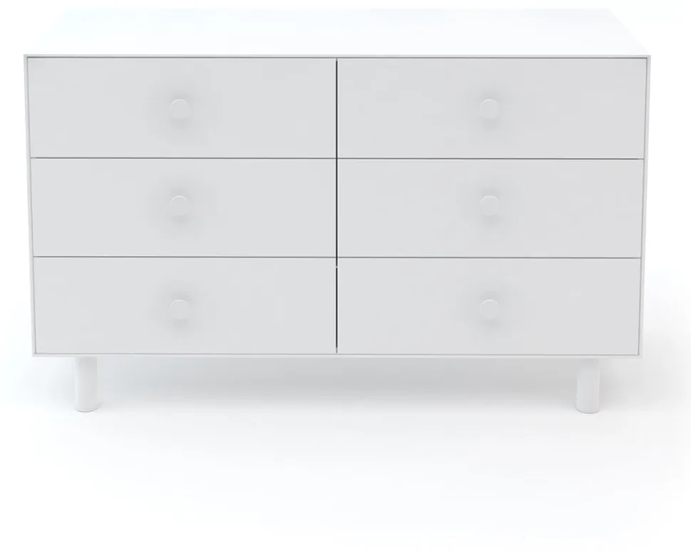 Oeuf 6 Drawer Dresser - Classic - White