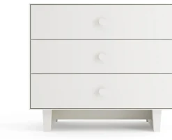 Oeuf 3 Drawer Dresser - Rhea - White
