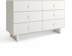 Oeuf 6 Drawer Dresser - Rhea - White