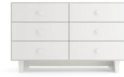 Oeuf 6 Drawer Dresser - Rhea - White