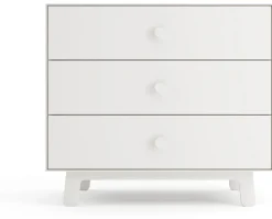 Oeuf 3 Drawer Dresser - Sparrow - White