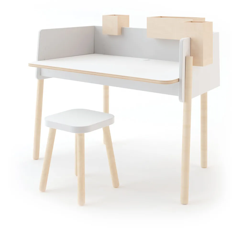 Oeuf Brooklyn Desk - White/Birch