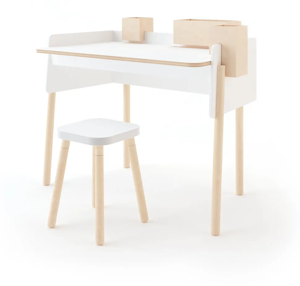 Oeuf Brooklyn Desk - White/Birch