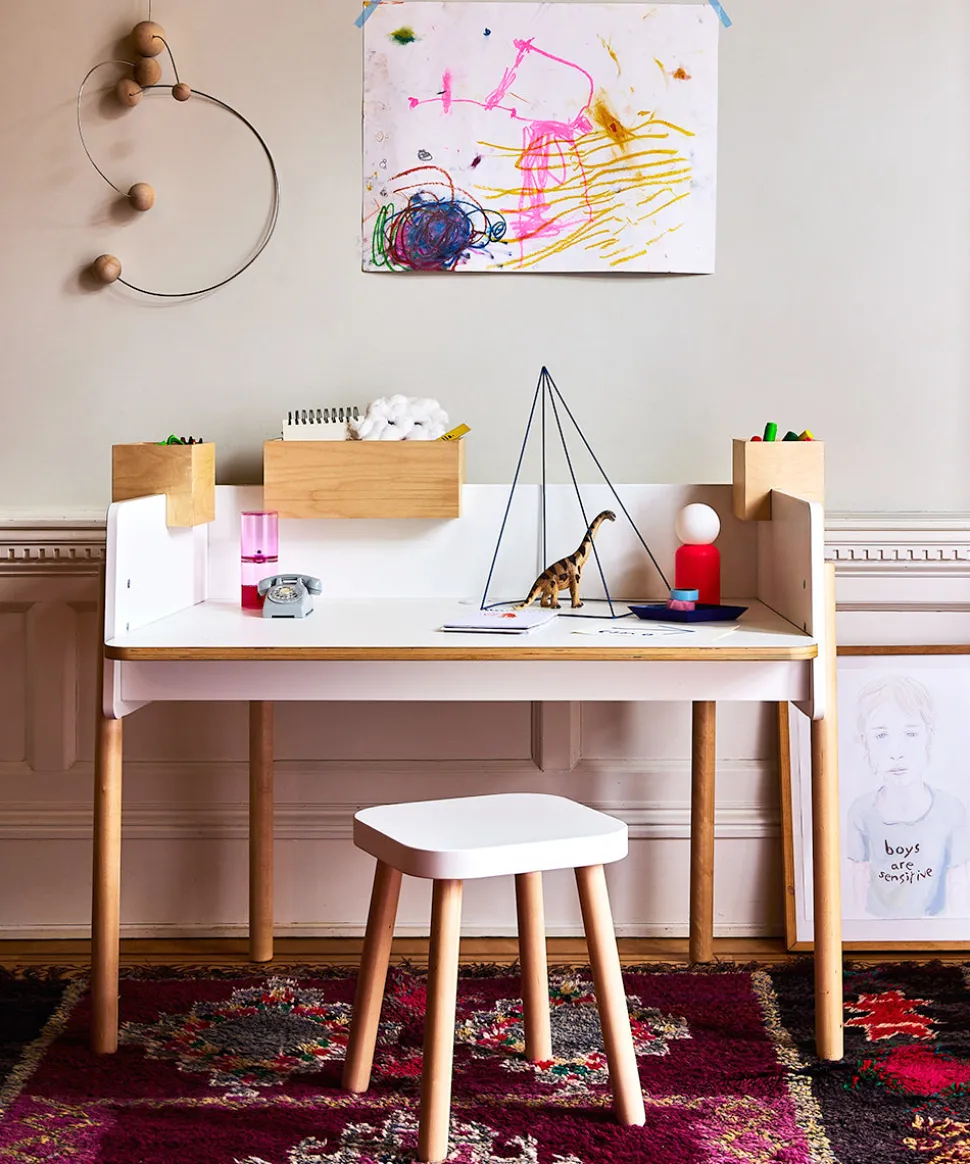 Oeuf Brooklyn Desk - White/Birch