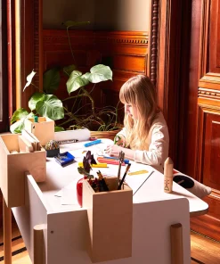 Oeuf Brooklyn Desk - White/Birch