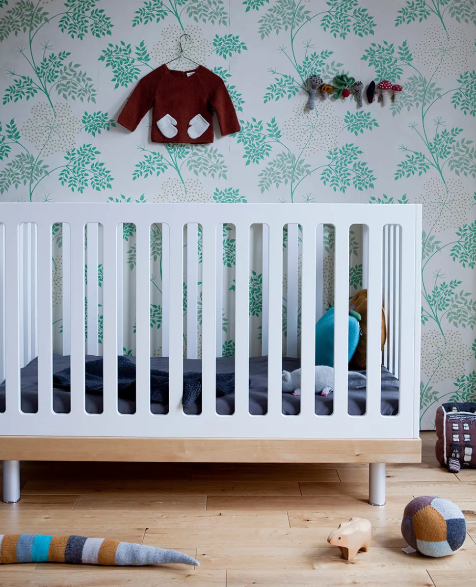Oeuf Classic Crib - White/Birch