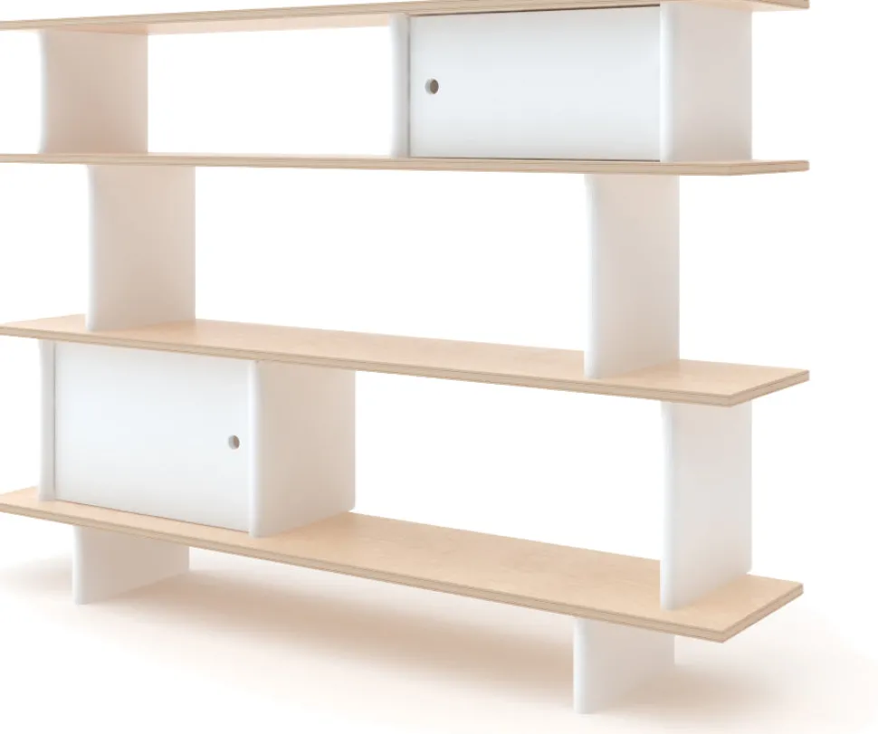 Oeuf Mini Library - White/Birch