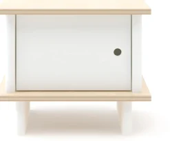 Oeuf ML Night Stand - White/Birch