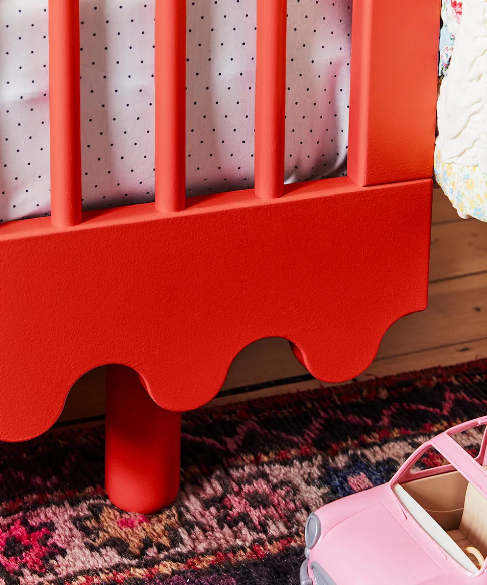 Oeuf Moss Crib - Red - Tomato