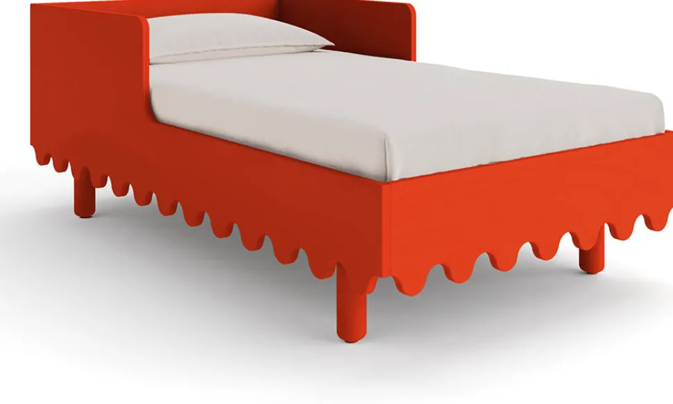 Oeuf Moss Toddler Bed - Red - Tomato