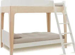 Oeuf Perch Bunk Bed - Twin Size - White/Birch