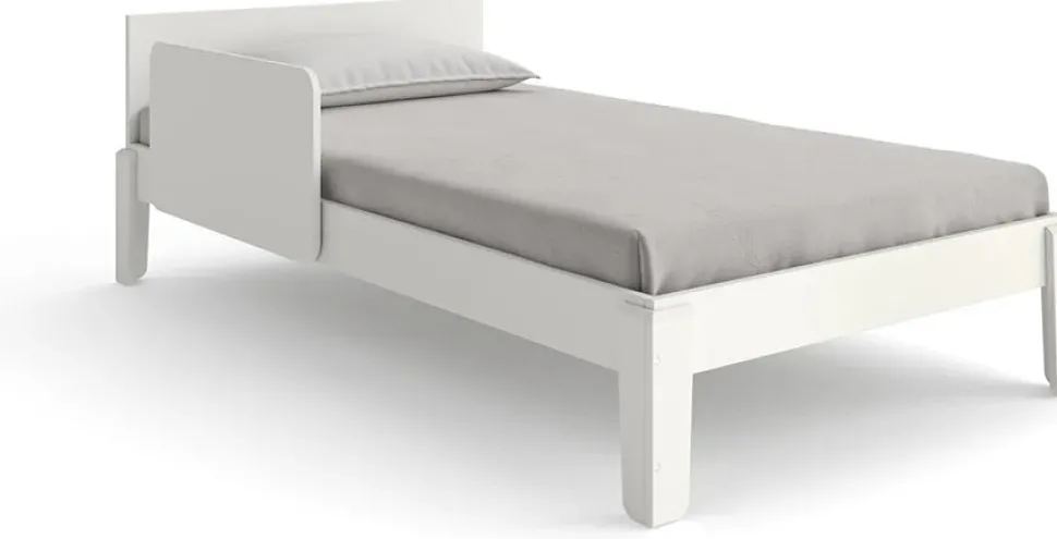 Oeuf Perch Twin Lower Bed - White