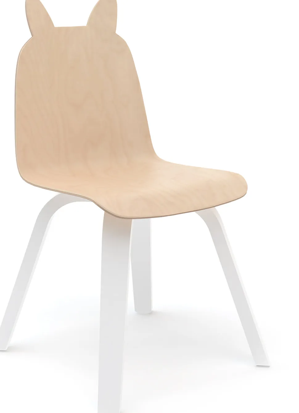 Oeuf Rabbit Play Chair (Set of 2) - White/Birch