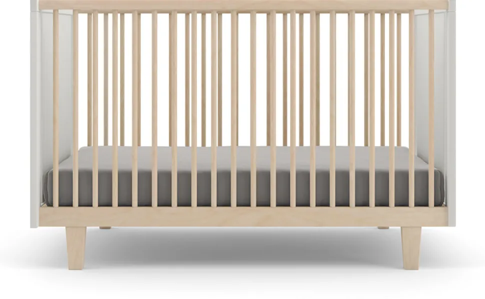 Oeuf Rhea Crib - White/Birch